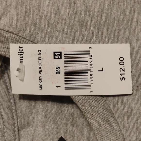 Disney Mickey Mouse American Flag Graphic Tee NWT - Picture 5 of 5